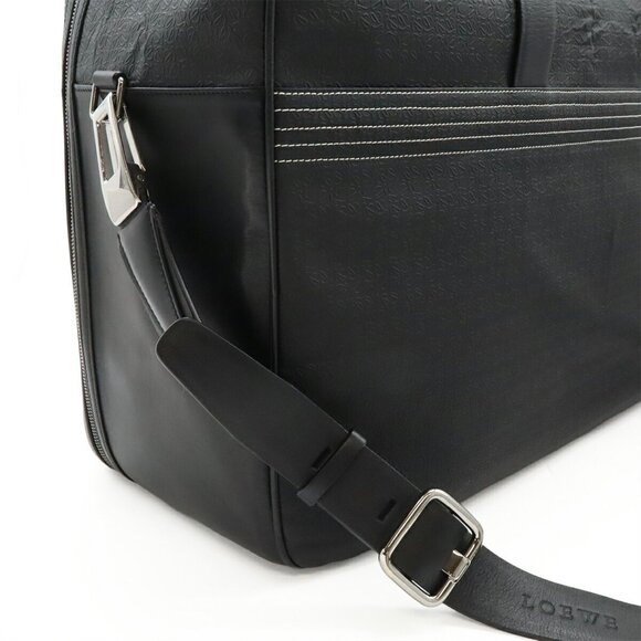 LOEWE Black Leather Shoulder Bag - Picture 9 of 10